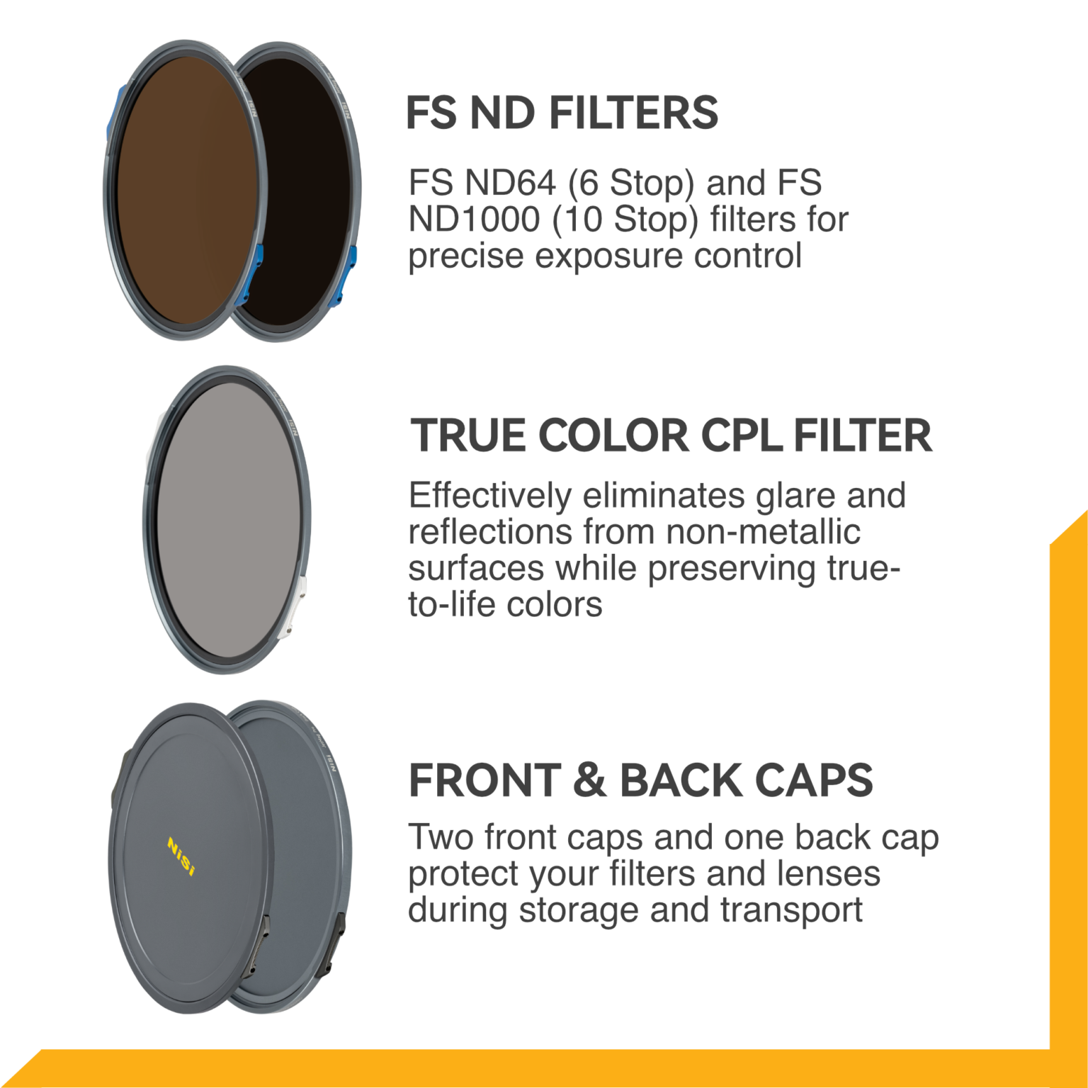 NiSi JetMag Pro Landscape ND Kit MAXMAG Magnetic Filter Kit for Sony FE 14mm f/1.8 GM (FS ND 6 Stop, FS ND 10 Stop, TC CPL, Adapter for Sony FE 14mm f/1.8 GM, Front Cap, Back Cap, MaxMag Pouch)
