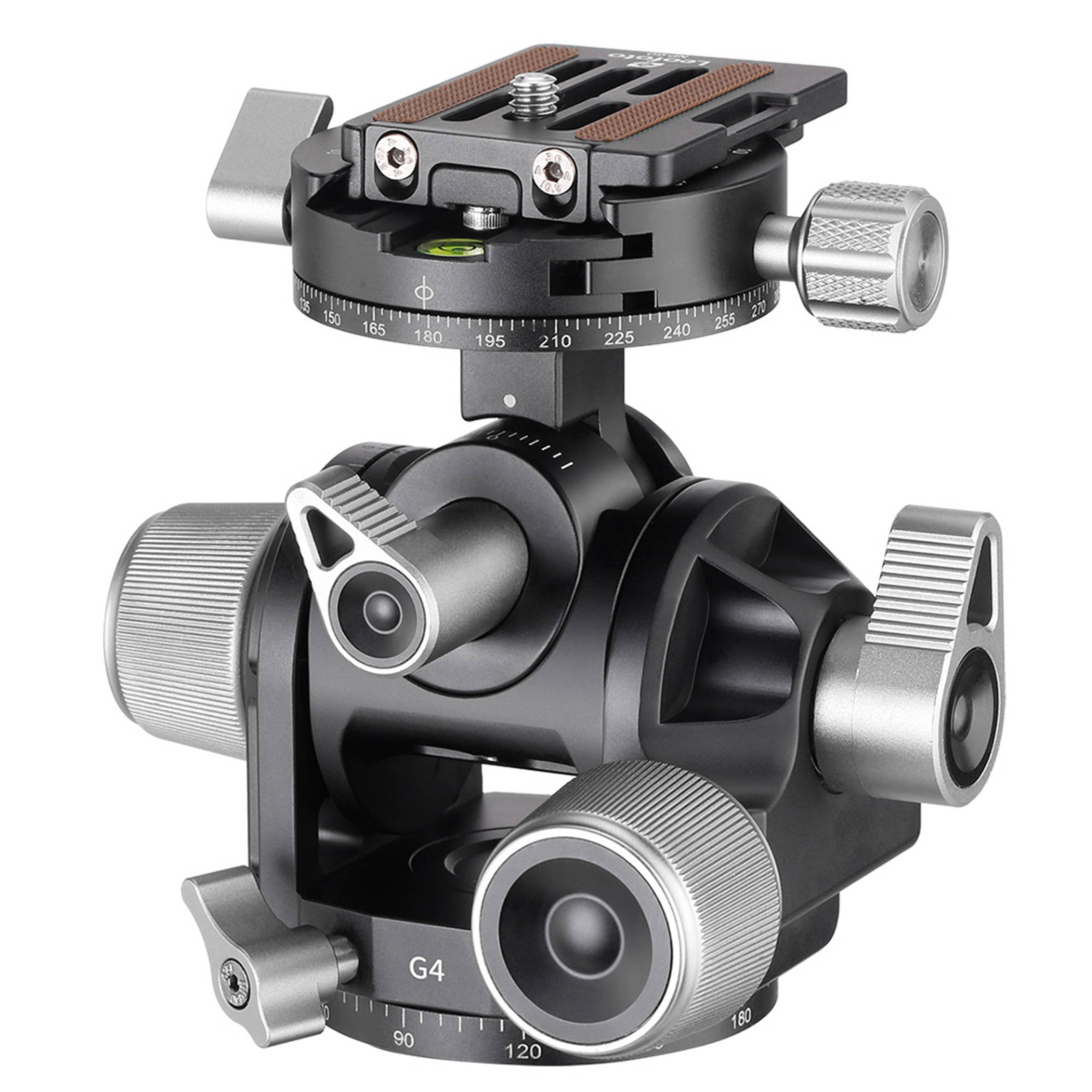 Leofoto G4 Geared Head 60mm for Precise 3-Axis Control