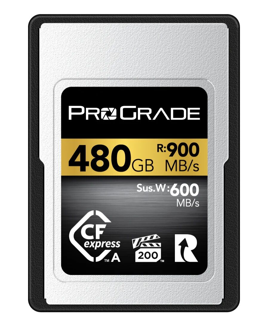 480GB ProGrade Digital CFexpress 2.0 Type A Memory Card (Gold) (Copy) (Copy)