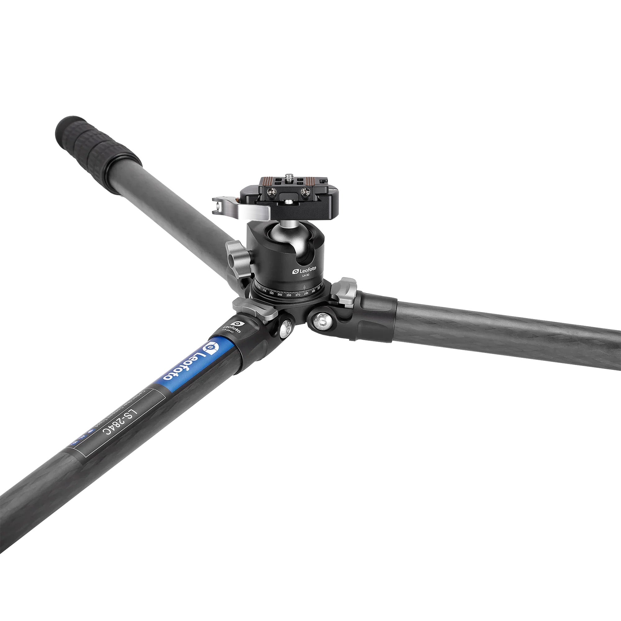 Leofoto LS-284C Ranger Series 4 Section Carbon Fibre Tripod with LH-30LR (Lever Release) Ball Head