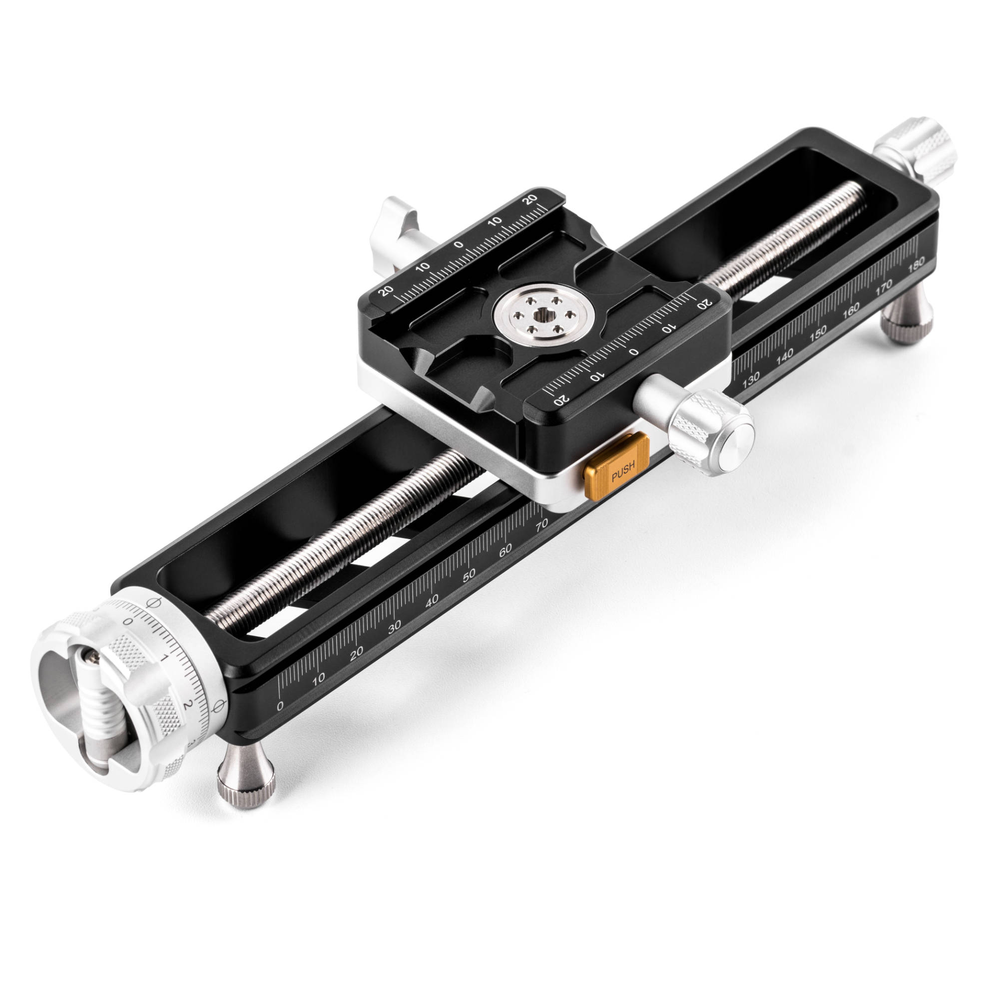 NiSi Quick Adjustment Macro Focusing Rail NM-200S with 360 Degree Rotating Clamp