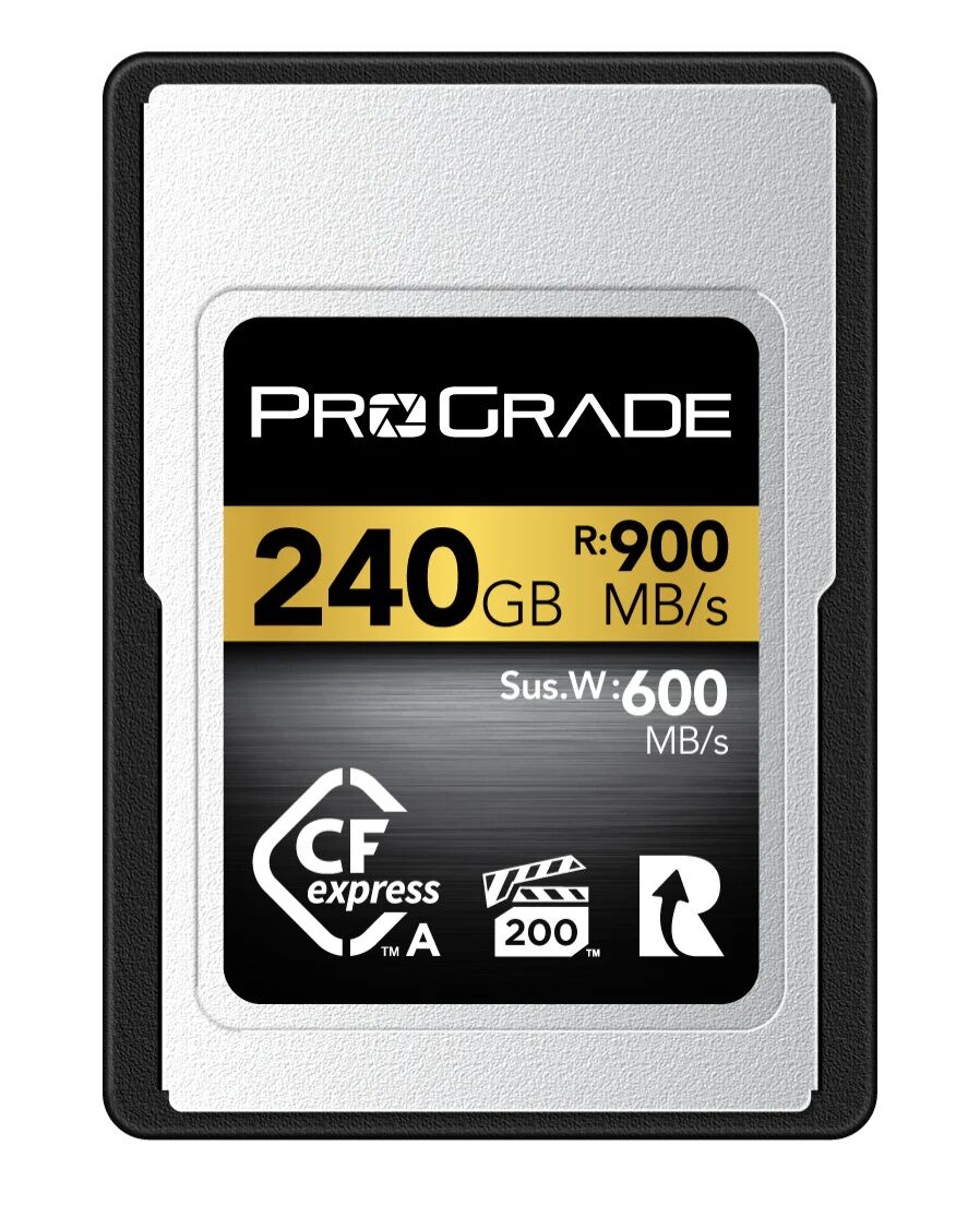 240GB ProGrade Digital CFexpress 2.0 Type A Memory Card (Gold) (Copy)